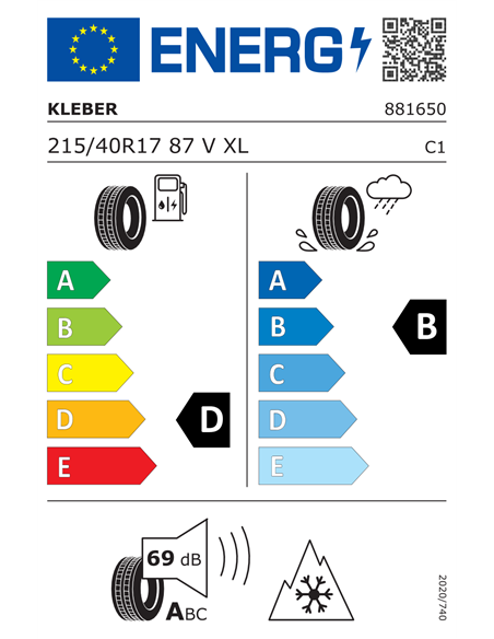 KLEBER KRISALP HP3 215/40 R17 87V XL