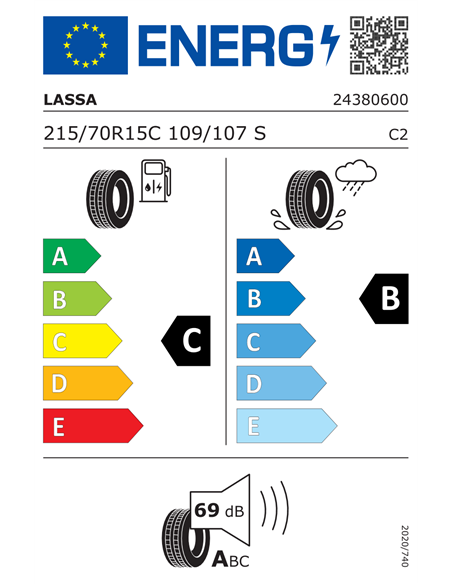 LASSA TRANSWAY 215/70 R15C 109/107S
