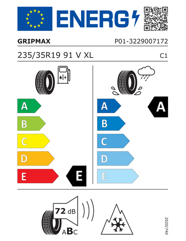 GRIPMAX SUREGRIP PRO WINTER 235/35 R19 91V XL