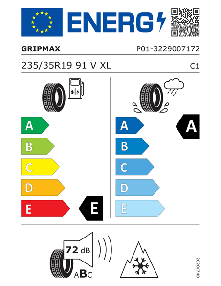 GRIPMAX SUREGRIP PRO WINTER 235/35 R19 91V XL