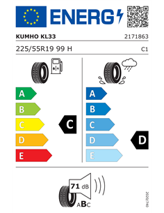 KUMHO CRUGEN KL33 225/55 R19 99H 2
