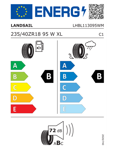 LANDSAIL LS588 UHP 235/40 R18 95W XL