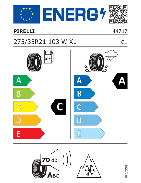 PIRELLI P ZERO WINTER 2 275/35 R21 103W XL