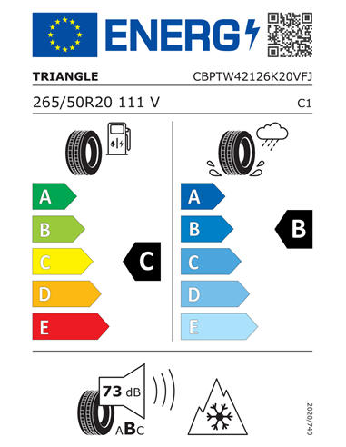 TRIANGLE EFFEXWINTER TW421 265/50 R20 111V