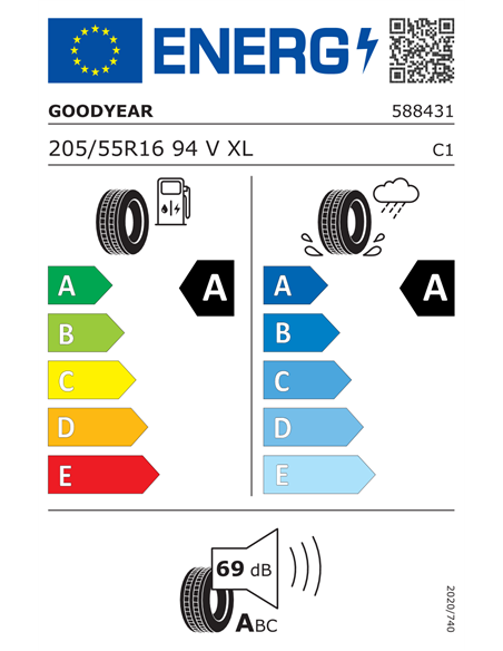 GOODYEAR EFFICIENTGRIP PERFORMANCE 2 205/55 R16 94V XL