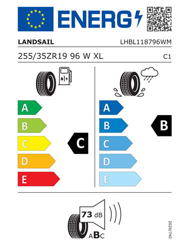 LANDSAIL LS 588 255/35 R19 96W XL