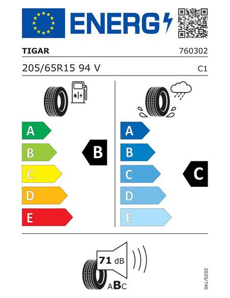 TIGAR SUMMER 3 205/65 R15 94V