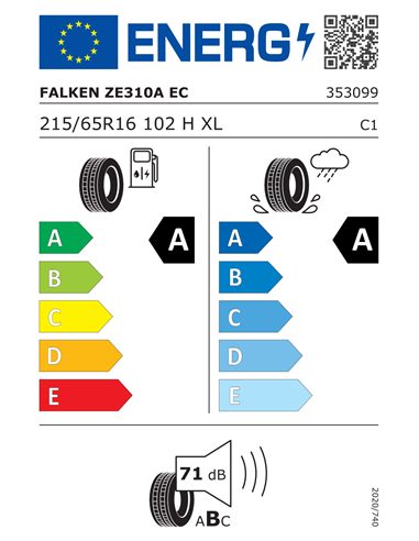 FALKEN ZIEX ZE310AEC 215/65 R16 102H XL