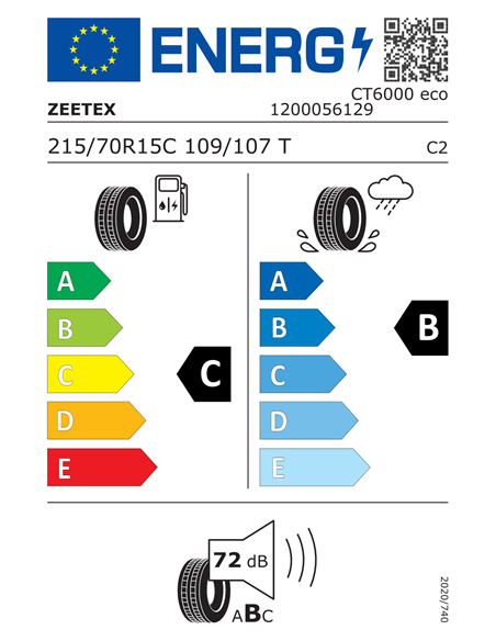ZEETEX CT6000 ECO 215/70 R15C 109/107T