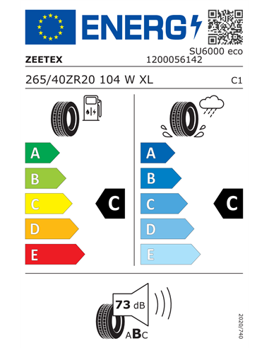 ZEETEX SU6000 ECO 265/40 R20 104W XL