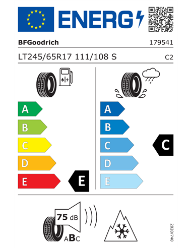 BF GOODRICH ALL-TERRAIN T/A KO3 245/65 R17 111/108S