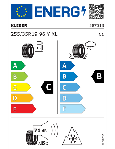 KLEBER QUADRAXER 3 255/35 R19 96Y XL
