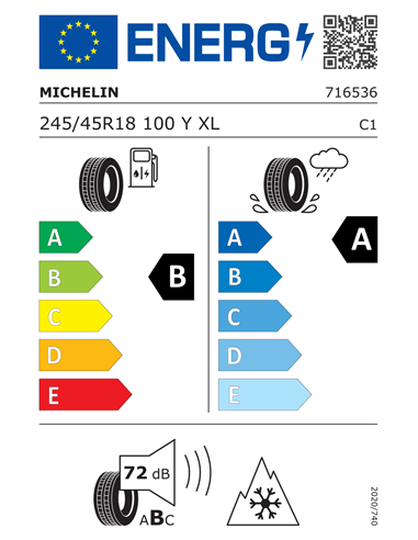 MICHELIN CROSSCLIMATE 3 SPORT 245/45 R18 100Y XL