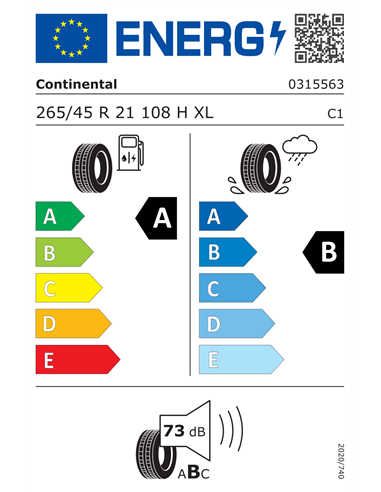 CONTINENTAL PREMIUMCONTACT 6 265/45 R21 108H XL