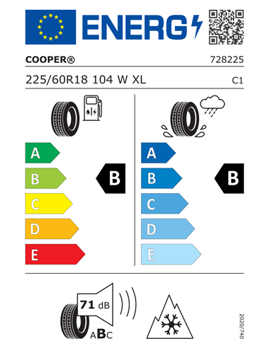 COOPER COOPER ALL SEASON 225/60 R18 104W XL