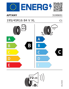 APTANY RA342 195/45 R16 84V XL 2