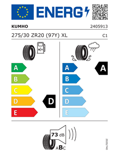 KUMHO ECSTA SPORT S PS72 275/30 R20 97Y XL 2