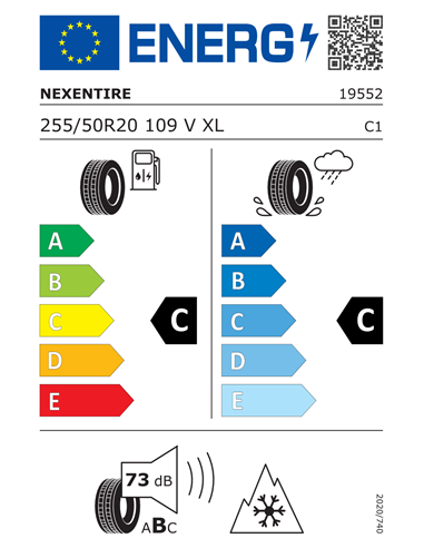 NEXEN WINGUARD SPORT 3 255/50 R20 109V XL