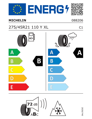 MICHELIN CROSSCLIMATE 3 SPORT 275/45 R21 110Y XL