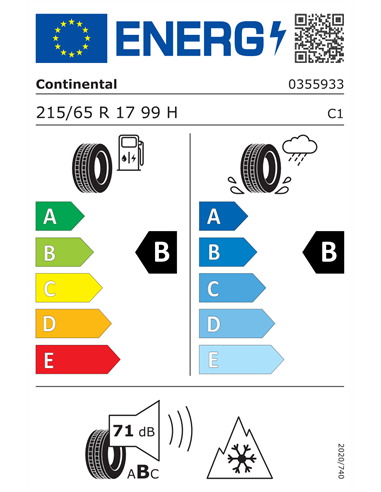 CONTINENTAL WINTERCONTACT TS 870 P 215/65 R17 99H