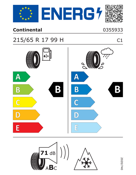 CONTINENTAL WINTERCONTACT TS 870 P 215/65 R17 99H