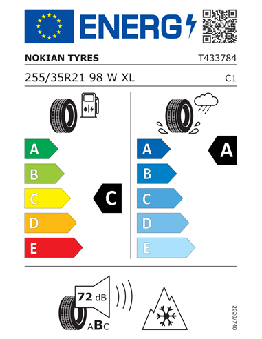 NOKIAN SNOWPROOF 3P 255/35 R21 98W XL