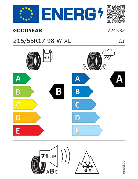 GOODYEAR VECTOR ALL SEASON 4 EV 215/55 R17 98W XL