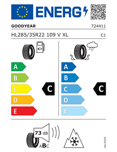 GOODYEAR ULTRAGRIP PERFORMANCE 3 285/35 R22 109V XL 2