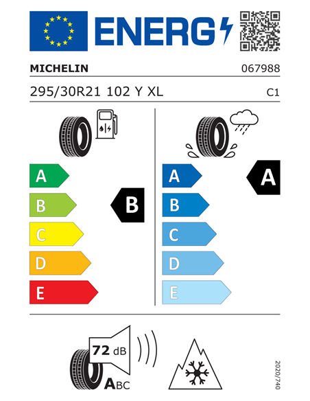 MICHELIN CROSSCLIMATE 3 SPORT 295/30 R21 102Y XL