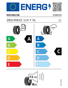 MICHELIN PRIMACY ALL SEASON 285/45 R22 114Y XL 2