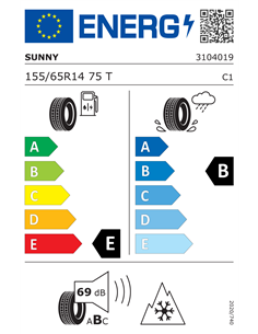 SUNNY NW634 155/65 R14 75T 2
