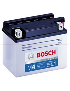BOSCH M4 - moto 12V 4Ah 50A - Borna Normala (dreapta +)