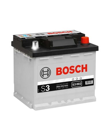 BOSCH S3 12V 45Ah 400A - Borna Normala (dreapta +)