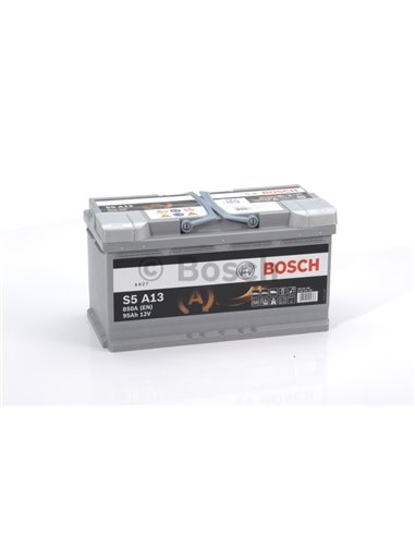 BOSCH S5A AGM START-STOP 12V 95Ah 850A - Borna Normala (dreapta +)