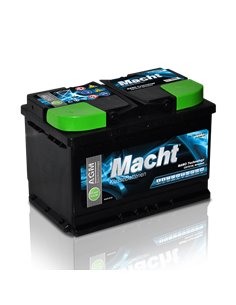 MACHT AGM 12V 70Ah 760A - Borna Normala (dreapta +)