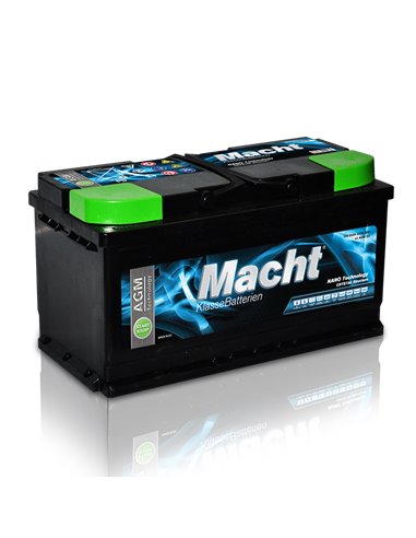 MACHT AGM 12V 95Ah 850A - Borna Normala (dreapta +)