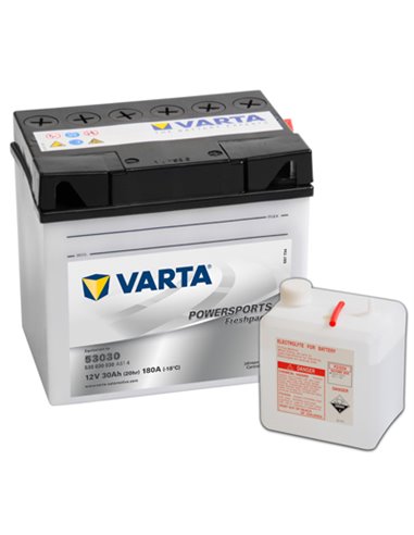 VARTA POWERSPORTS Freshpack 12V 30Ah 180A - Borna Normala (dreapta +)
