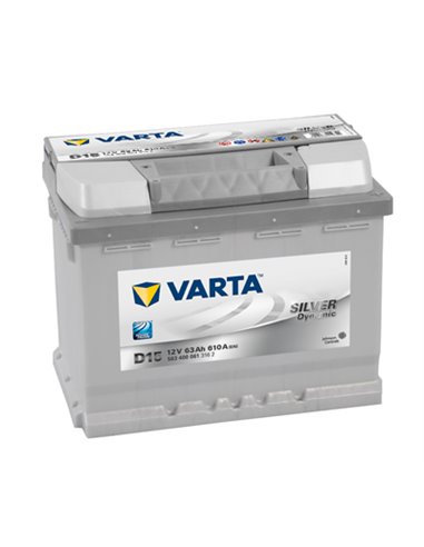 VARTA Silver Dynamic 12V 63Ah 610A - Borna Normala (dreapta +)