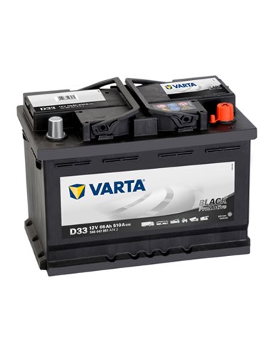 VARTA PROMOTIVE BLACK G1 12V 66Ah 510A - Borna Normala (dreapta +)