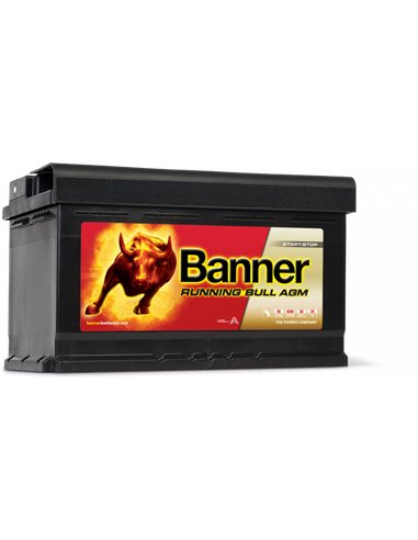 BANNER Running Bull AGM 12V 80Ah 800A - Borna Normala (dreapta +)