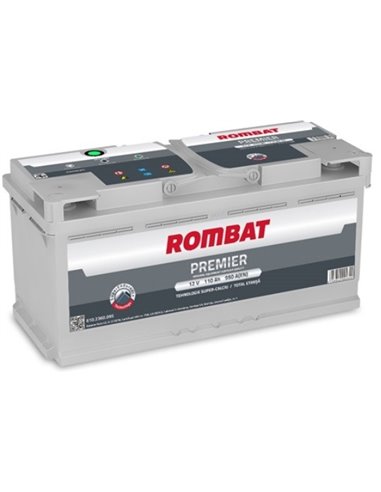 ROMBAT Premier 12V 110Ah 950A - Borna Normala (dreapta +)