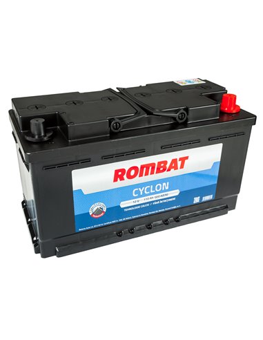 ROMBAT CYCLON 12V 110Ah 900A - Borna Normala (dreapta +)