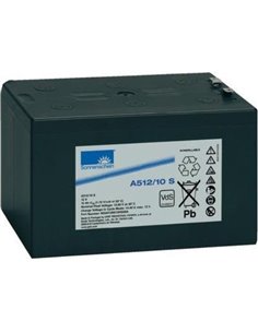 EXIDE Acumulator stationar A512/10 S VRLA Gel - GNB Sonnenschein - Pin S-4,8 - NGA5120010HS0SA 12V 10Ah - Borna Inversa (stanga 