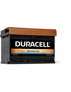 DURACELL Advanced 12V 72Ah 670A - Borna Normala (dreapta +)