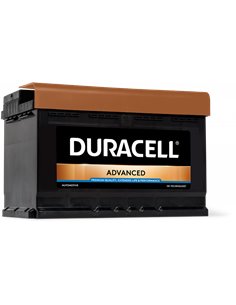DURACELL Advanced 12V 77Ah 680A - Borna Normala (dreapta +)
