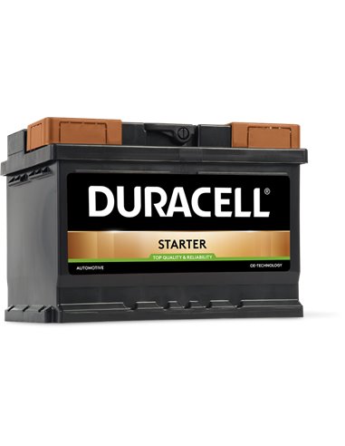 DURACELL Starter 12V 55Ah 450A - Borna Normala (dreapta +)