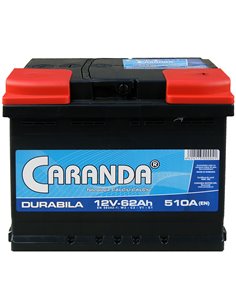 CARANDA DURABILA 12V 62Ah 510A - Borna Normala (dreapta +)
