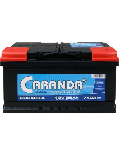 CARANDA DURABILA 12V 85Ah 740A - Borna Normala (dreapta +)