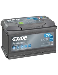 EXIDE PREMIUM 12V 72Ah 720A - Borna Normala (dreapta +)