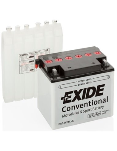EXIDE CONVENTIONAL moto 12V 28Ah 280A - Borna Normala (dreapta +)